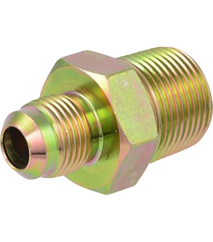 Eastman Gas Fitting Adapter, 1/2 in MIP x 1/2 in OD Flare, Brass